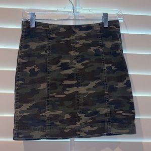 Free People Modern Femme Camo Skirt